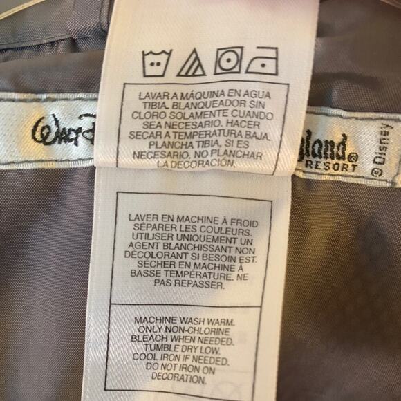 DISNEY PARKS Unisex Adult Blue/Grey Rain Jacket with Fold Up Pouch / Size: XS-S - Picture 11 of 11